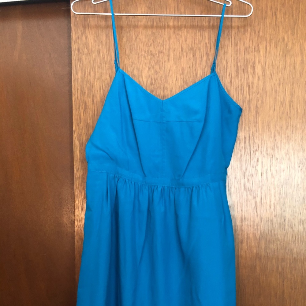 Teal blue J. Crew Factory Sundress